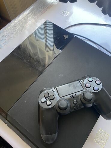 джойстик на сони плейстейшен 3: Бишкек🇰🇬 Игровая консоль Sony PlayStation 4 в черном цвете