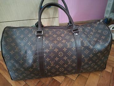 lakovane torbice: Putna torba sa monogramom LV - Klasičan cilindrični duffle dizajn, u — 1