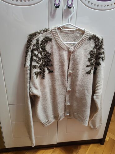 kardiqan: Jaket, standart ölçü, yenidir. rengi bejdi