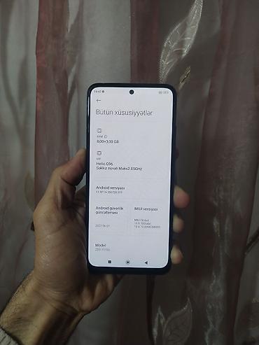 tab 8: Xiaomi 11i, 128 GB, rəng - Göy, 
 İki sim kartlı — 3