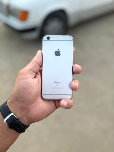 yeni iphone 5s: IPhone 6s, 32 GB, Gümüşü, Barmaq izi