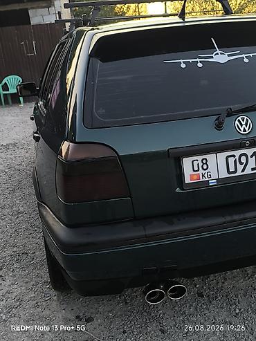 Volkswagen: Volkswagen Golf: 1997 г., 1.6 л, Кол менен иштөөчү, Бензин — 6