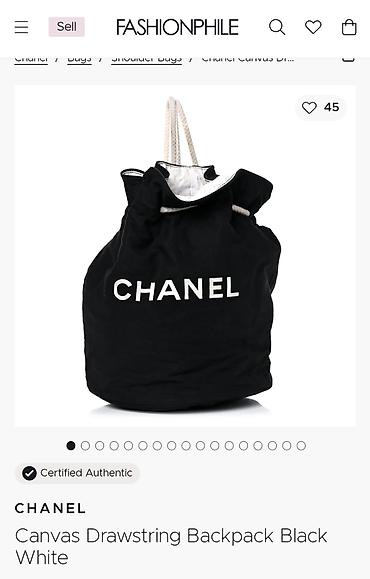 Torbe: Chanel bucket bag. Ruksak ranac ili torba sa učkurom drawstring, često — 12