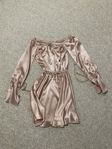 letnje haljine shooter haljine: S (EU 36), M (EU 38), L (EU 40), color - Pink, Evening, Long sleeves