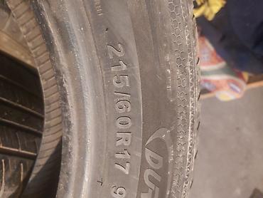 Шины: Комплект автомобильных шин 215/60 R17. 3 штуки летний отдам 2500 сом — 1