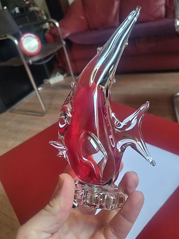 satovi mini focus: Pritiskivač za papir od Murano stakla – riba - Ručno duvano Murano — 1