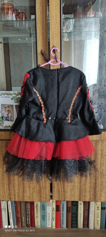 прокат бальных платьев: Платье ведьмочка на возраст 3-4 года