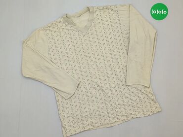 Bluza, 2XL (EU 44), wzór - Print, kolor - Beżowy