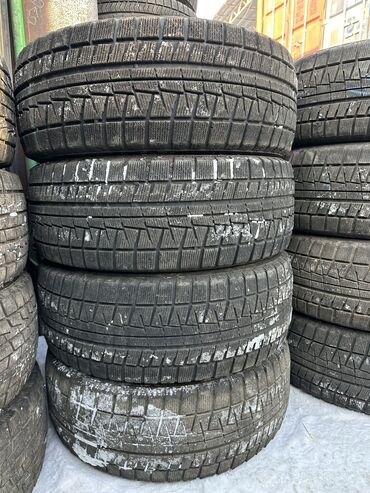 Шины: Шины 225 / 55 / R 17, Зима, Б/у, Комплект, Легковые, Япония, Bridgestone