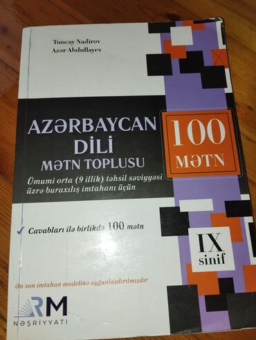 7 sinif kimya kitabi: 9cu siniflər üçün 100metn kitabı