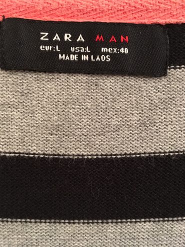 Duksevi: Jako kvalitetan Zara džemper, kao nov, L veličina, 100% cotton, sive — 4