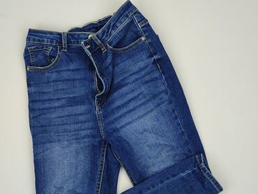 jeansy boyfriend z dziurami damskie: Jeansy damskie, rozmiar S