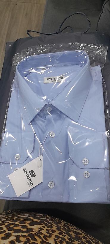 Kişi geyimləri: Köynək, 2XL, rəng - Mavi — 1