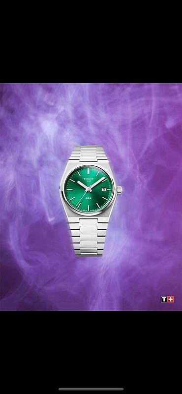 Спортивные часы: Новинки 2025 года! Мужская коллекция Tissot PRX! Цвет Tiffany в at lalafo.kg — 9 Спортивные часы: Новинки 2025 года! Мужская коллекция Tissot PRX! Цвет Tiffany в — 9