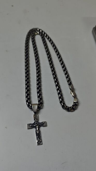 Серебряные цепочки: Массивная Серебряная цепь "Рамзес" 132 гр 55 см Ручная работа — 30