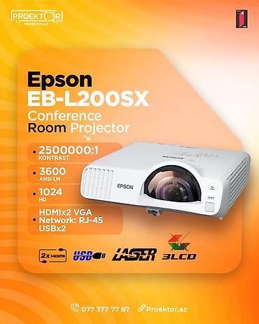 epson 1800: İşlənmiş Qısa fokuslu Proyektor Epson, Ödənişli çatdırılma — 1