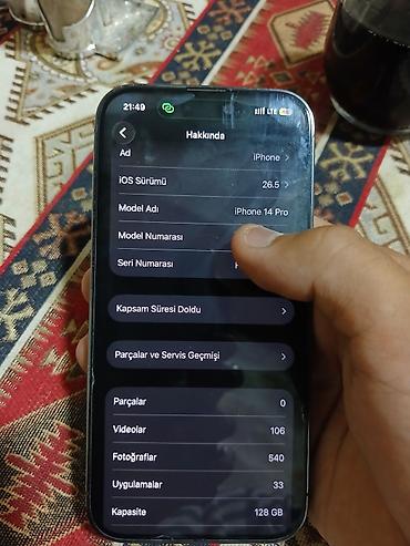 iphone 16 pro: IPhone 14 Pro, 128 GB, Deep Purple, Face ID — 2