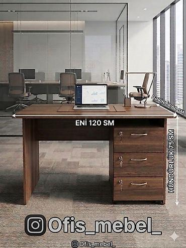Ofis mebeli: Yeni, İşçi üçün, Dördbucaq masa — 1