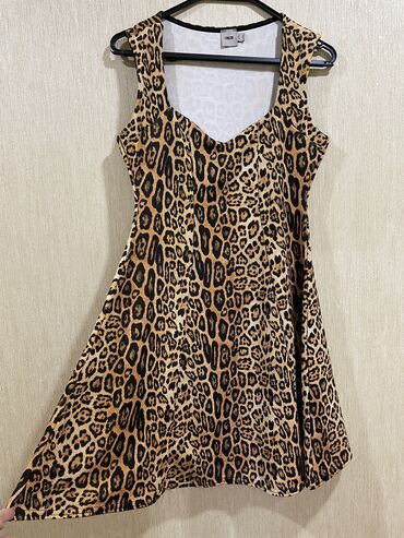 detskoe leopardovoe plate: Коктейльное платье, Миди, Asos, M (EU 38)