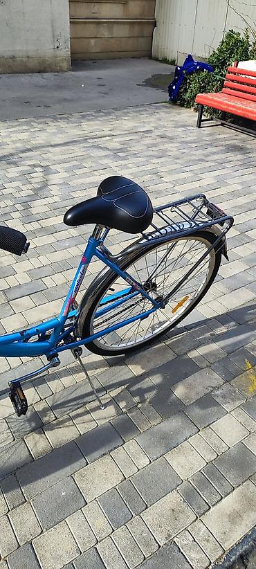 Şəhər velosipedləri: Şəhər tipli velosiped – STELS 28 - Rəng: metalik mavi, klassik aşağı — 9