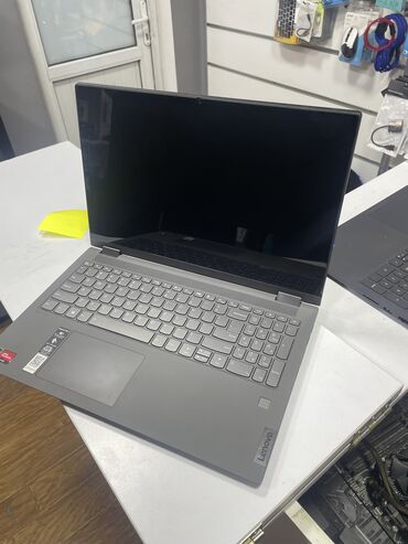 подставка для ноута: Ноутбук, Lenovo, 16 ГБ ОЗУ, AMD Ryzen 5, 15.6 ", Б/у, Для работы, учебы, память SSD