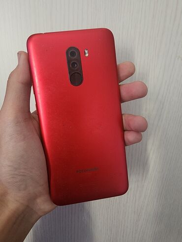 poco m 4: Poco Pocophone F1, Б/у, 128 ГБ, цвет - Красный, 2 SIM