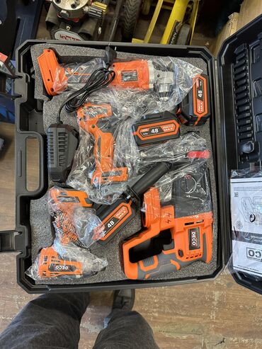 Наборы электроинструментов: Косон Набор 4в1 4 батарейка 4 инструмент Доставка по городу — 10