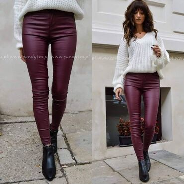 Pantalone: Hit pantalone od eko koze za vitkiji i puniji stas po super ceni - — 7