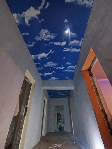 Натяжной потолок: Натяжной потолок 3D потолки Бесплатный замер — 19