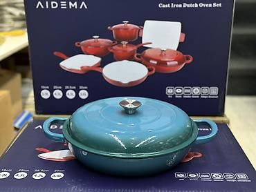 aidema: Набор чугунной посуды AIDEMA — Cast Iron Dutch Oven Set Состав и — 2