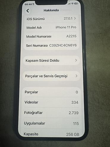 iphone 7 pro max: IPhone 11 Pro, 256 GB, Midnight, Face ID — 5
