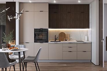 silver kitchen: Кухонный набор на заказ, ЛДСП, До 7 дней, Бесплатная доставка, Дизайн, проект, Установка, сборка, Гарантия — 10