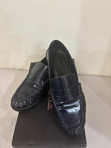 мужская обувь оптом: Лоферы, 35, Massimo Dutti, Б/у, цвет - Черный, Платная доставка — 3