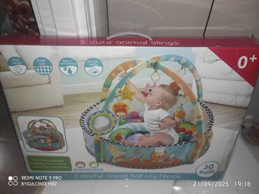 mişqa şəkilləri: Məhsul: “Colorful ocean, ball toy fence” – 0+ aylıq körpələr üçün oyun
