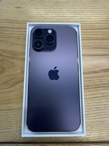 Apple iPhone: IPhone 14 Pro Max, Б/у, 256 ГБ, Deep Purple, Кабель, Коробка, 91 %