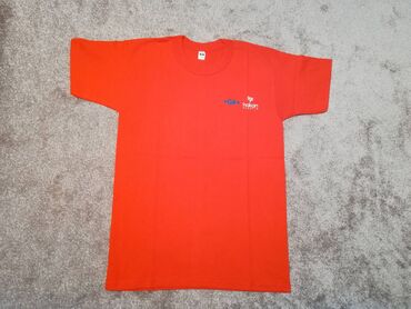 majice sa stampom po zelji: Men's T-shirt L (EU 40), bоја - Crvena
