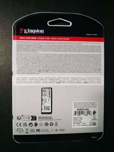 озу для ноутбука ddr3: Маалымат алып жүрүүчү, Жаңы, Kingston, 512 ГБ, 2.5"