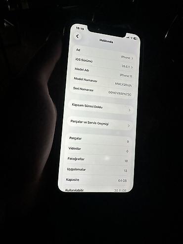 iphone 14 pro max dubai: IPhone 11, 64 GB, Blue Titanium, Face ID — 3