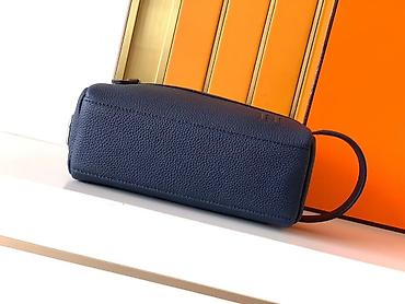 Клатчи: Компактная мужская сумка-пояс/клатч, цвет: темно‑синий (461 blue) — 4