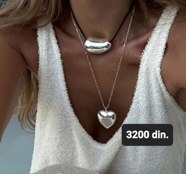pidzama iz jednog dela: Pendant necklace, Material: Silver