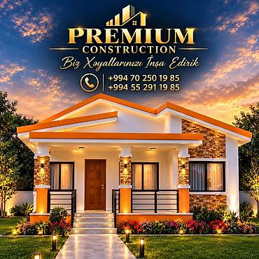 Строительные работы: Tam Təmirli Premium keyfiyyətli zövqünüze uyğun hər formada evi yığıb — 1