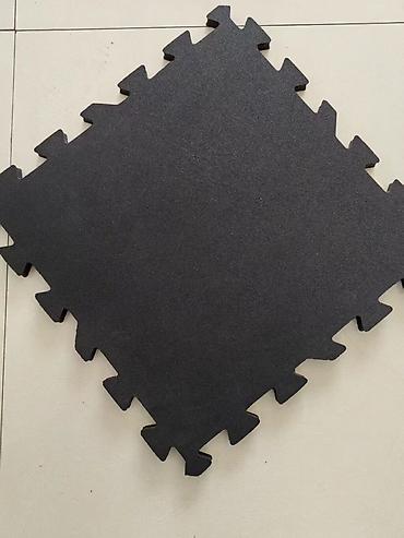 Модульные покрытия, пазлы: Плитка-коврик из резиновой крошки с замком «пазл» для спортивных и — 14