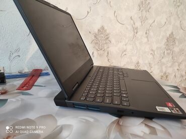 lenovo ideapad gaming 3: Ноутбук, Lenovo, 16 ГБ ОЗУ, AMD Ryzen 5, 15.6 ", Б/у, Для работы, учебы, память SSD