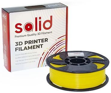 Solid Filament ABS 1.75mm – Sarı, 1 kq Yüksək keyfiyyətli 3D basqılar