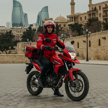 Moto-kuryer tələb olunur, İşəmuzd ödəniş