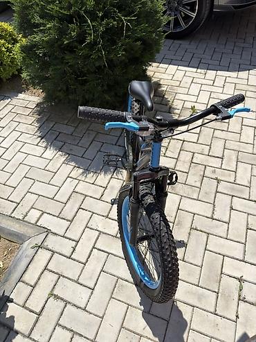 İdman velosipedləri: Uşaq/yeniyetmə üçün qalın təkərli dağ velosipedi - Rəng: qara gövdə — 5