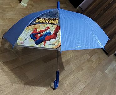 Ложки: Uşaq çətiri – Spider-Man dizaynlı - Rəng: mavı - Dizayn: 2 seqmentdə