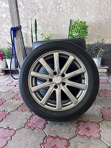 210 дерево: Колеса в сборе 215 / 55 / R 17, Лето, Б/у, Комплект, Легковые, Литые, отверстий - 5 — 2