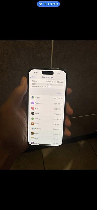 Apple iPhone: IPhone 14 Pro (цвет: чёрный/Space Black) 128 гб 📱 Состояние полностью — 7