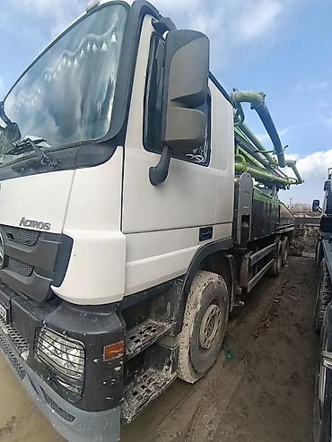 наклейки стикеры: Бетононасос, Mercedes-Benz — 3
